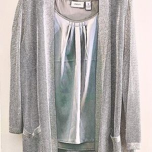 Silver Sparkle Sweater Set